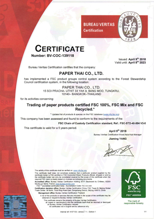 FSC-COC-CERTIFICATE_PAPERTHAI